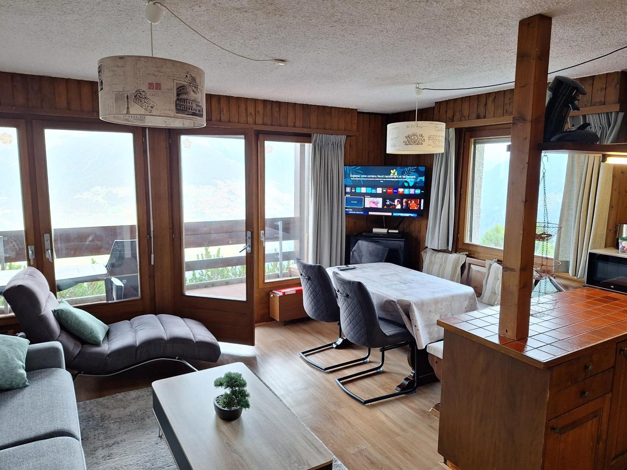 Vex Les Collons1800- Bel Appart 2Pieces-4 Pers-Piscine-Sauna-Parking Int-Wifi Gratuit מראה חיצוני תמונה